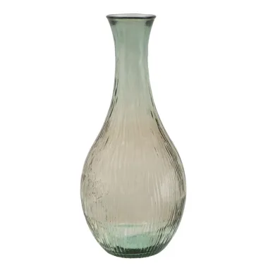 Wazon ze szkła recyklingowego SLIM LIGHTY 34X75 cm (PRODUKCJA HISZPAŃSKA)